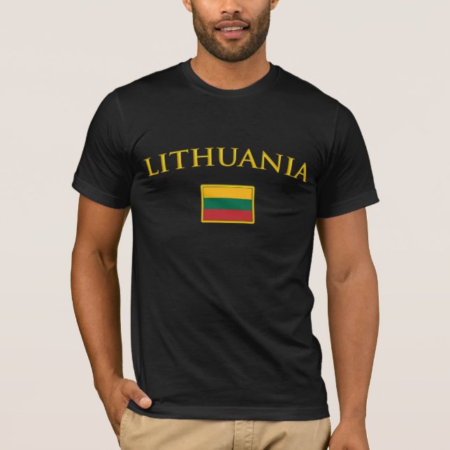 T-shirt La Lithuanie d'or (Devant)