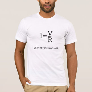 T-shirt La loi d'ohm a changé ma vie