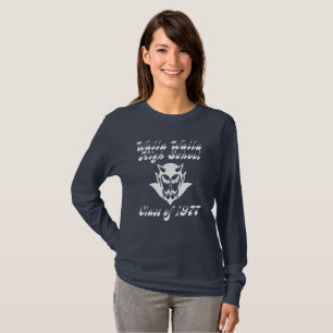 T-shirt La Long-Douille de base T - obscurité des femmes
