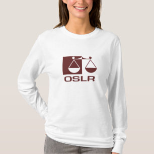 T-shirt La longue douille chemise avant et arrière d'OSLR