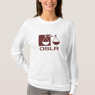 T-shirt La longue douille chemise avant et arrière d'OSLR