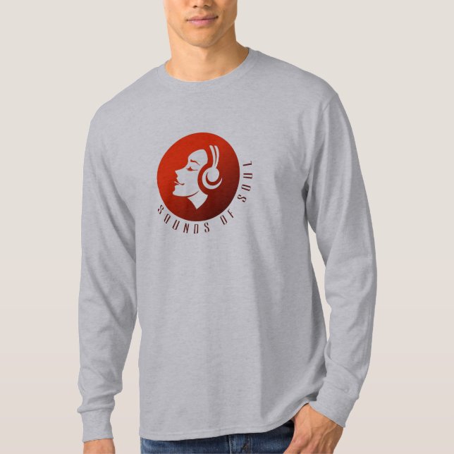 T-SHIRT LA LONGUE DOUILLE W/LOGO DES HOMMES (Devant)