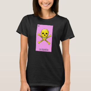 T-shirt La Loterie mexicaine La Calavera Le jeu du crâne M