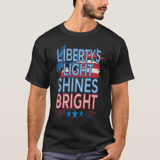 T-shirt La lumière de la liberté brille