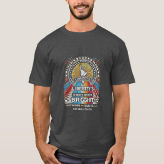 T-shirt La lumière de la liberté brille