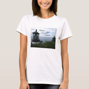 T-shirt La Lumière du Monde est Jésus.