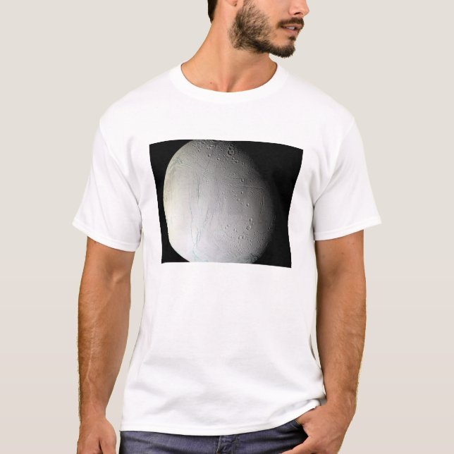 T-shirt La lune de Saturne Encelade 3 (Devant)