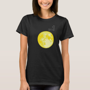 T-shirt La lune est belle, n'est-ce pas ? = Je t'aime