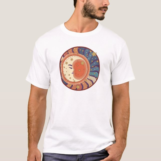 T-shirt La Lune Rétro (Devant)