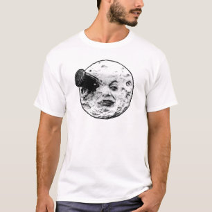 T-shirt La Lune (visage de Le Voyage Dans seulement)