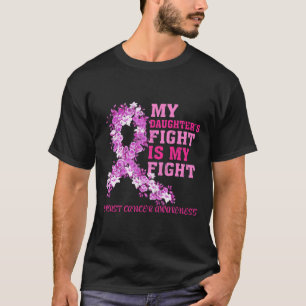 T-shirt La lutte de la fille est ma lutte cancer du sein d