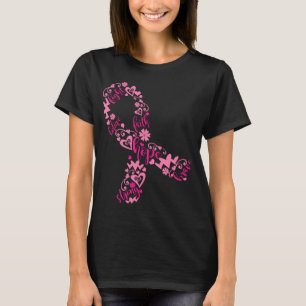 T-shirt la lutte des rubans roses du cancer du sein croit 