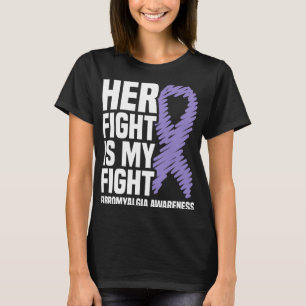 T-shirt La lutte est ma lutte contre la fibromyalgie sensi