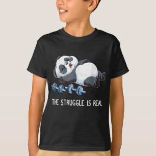 T-shirt La lutte est un vrai haltérophilie