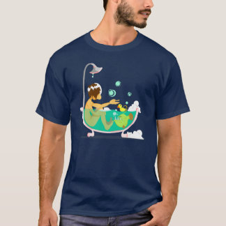 T-shirt La machine d'amour prend un bain