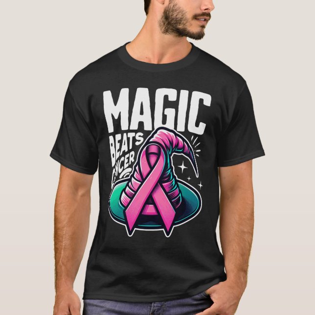 T-shirt La magie bat le cancer (Devant)