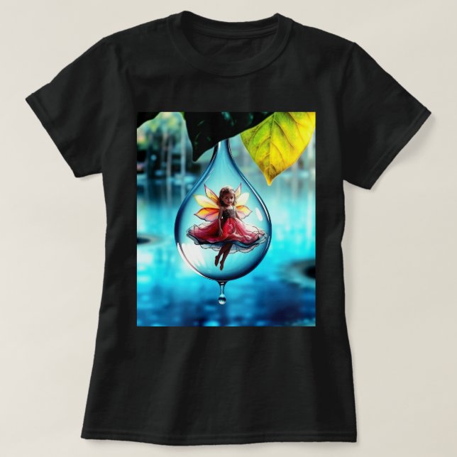 T-shirt La magie dans une goutte d'eau (Design devant)