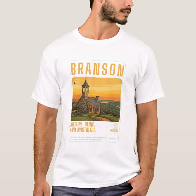 T-shirt La magie de Branson à la campagne dans chaque lign (Devant)