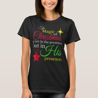 T-shirt LA MAGIE DE NOËL Christian Jesus naissance