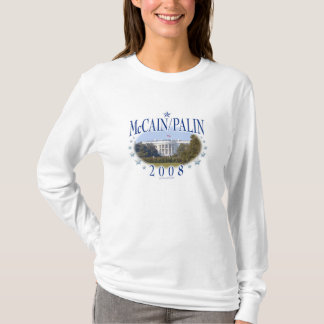 T-shirt La Maison Blanche 2008 de McCain Palin