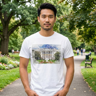 T-shirt La Maison Blanche à Washington DC – Façade sud