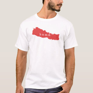 T-shirt La maison est le Népal