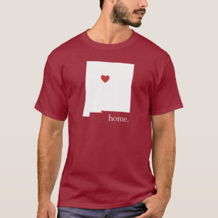 T-shirt La maison est où le coeur est - le Nouveau Mexiqu