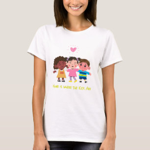 T-shirt La maison où les enfants sont un parent génial
