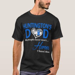 T-shirt La maladie de Huntington Papa J'ai levé la mienne