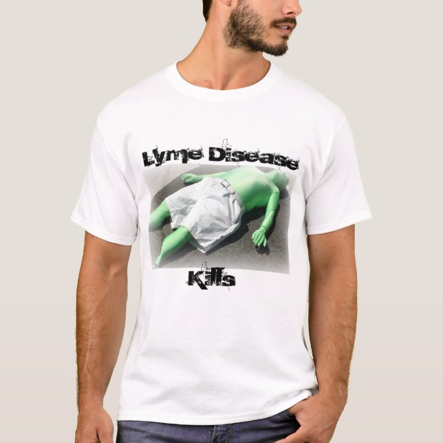 T-shirt La maladie de Lyme tue (Devant)