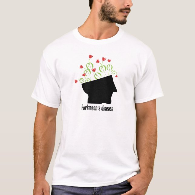 T-shirt la maladie de Parkinson, la maladie de parkinsons, (Devant)