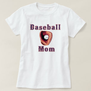 T-shirt La maman de base-ball… a actionné par la caféi