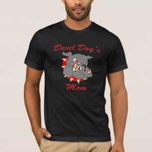 T-shirt La maman de chien de diable