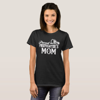 T-shirt La maman du sapeur-pompier fier