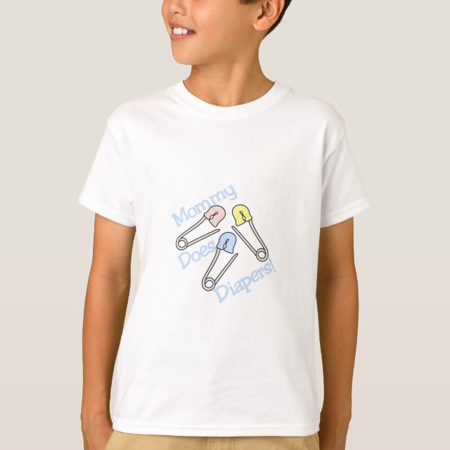 T-shirt La maman fait des couches-culottes ! (Devant)