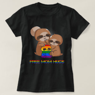 T-shirt la maman libre étreint, paresse libre de maman,