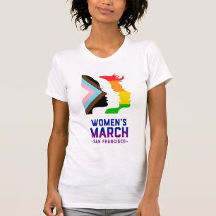 T-shirt La Marche des femmes de la fierté à San Francisc