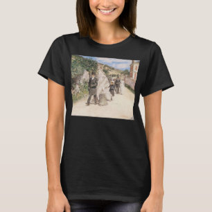 T-shirt La Marche Nuptiale par Robinson, Jeunes Mariés Vin