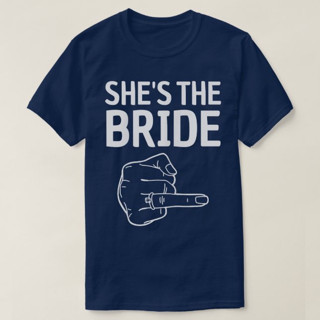 T-shirt La mariée est elle  (Design devant)