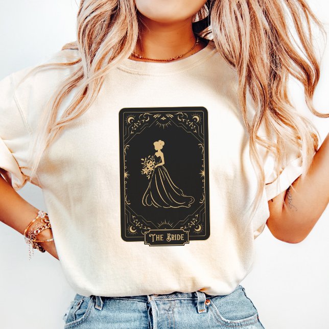T-shirt La mariée Tarot Chance Enterrement de vie de jeune (Créateur téléchargé)