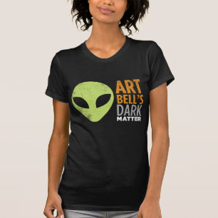 T-shirt La matière foncée de Bell d'art (tête étrangè
