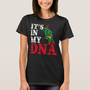 T-shirt La Mauritanie est dans mon Drapeau mauritanien Dna