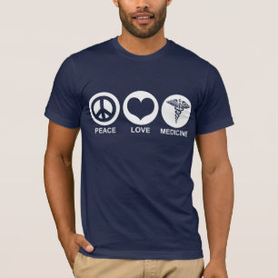 T-shirt La médecine de l'amour pour la paix