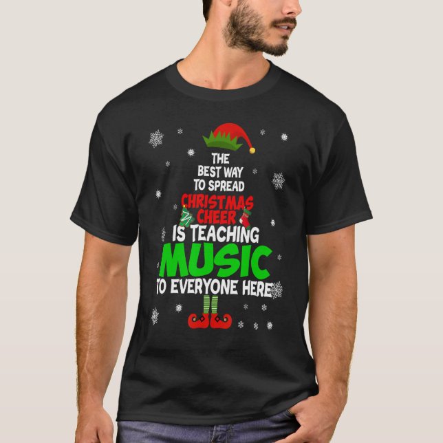 T-shirt La Meilleure Façon De Diffuser La Fête De Noël Est (Devant)