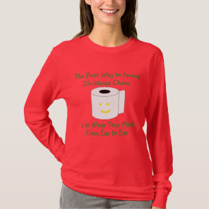 T-shirt La meilleure façon de répandre la fête de Noël