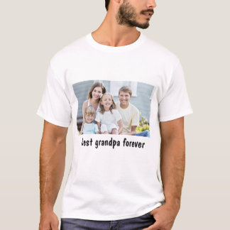 T-shirt la meilleure image de famille de grand-papa pour