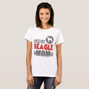 T-SHIRT LA MEILLEURE MOM BEAGLE DU MONDE