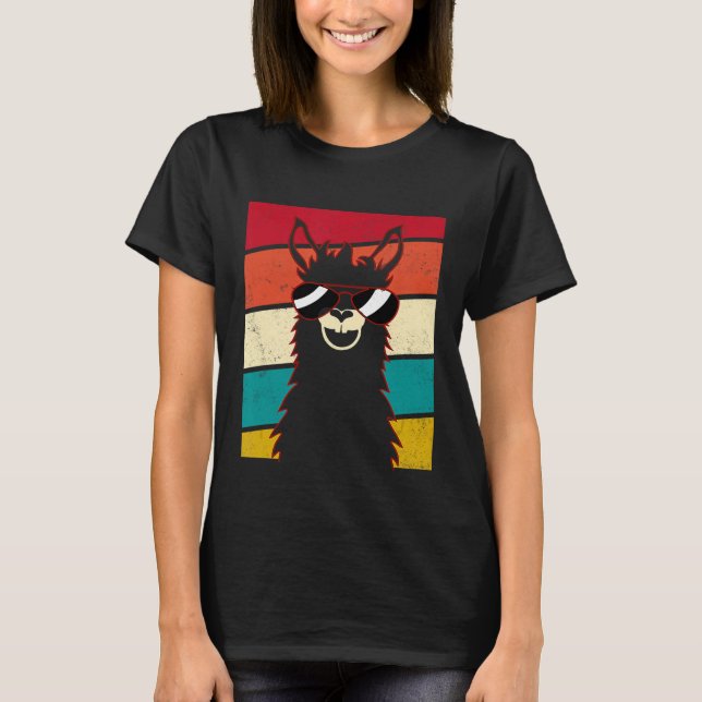 T-shirt La Mère Agricole Alpaca Lover Shore Une Mauvaise M (Devant)