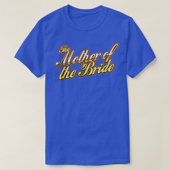 T-shirt La Mère de la Mariée Cadeaux de mariage (Design devant)