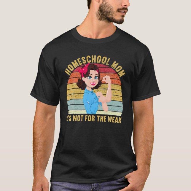 T-shirt La Mère De L'École D'Accueil N'Est Pas Pour L'Équi (Devant)